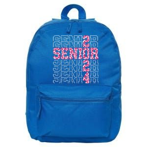 Funny Senior Graduation Gift Class Of 2024 Senior 16 in Basic Backpack