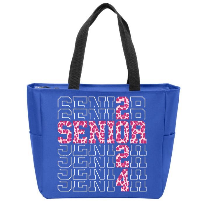 Funny Senior Graduation Gift Class Of 2024 Senior Zip Tote Bag