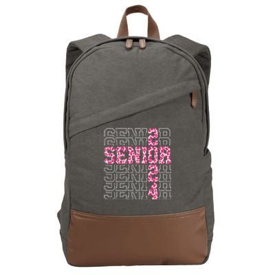 Funny Senior Graduation Gift Class Of 2024 Senior Cotton Canvas Backpack