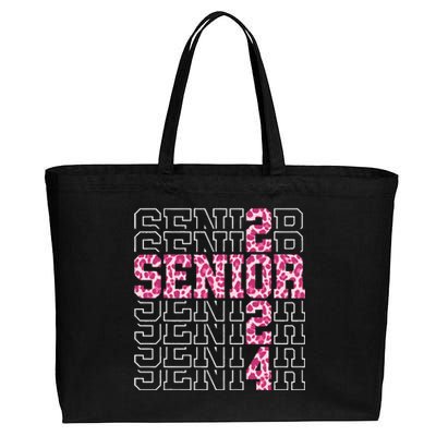 Funny Senior Graduation Gift Class Of 2024 Senior Cotton Canvas Jumbo Tote