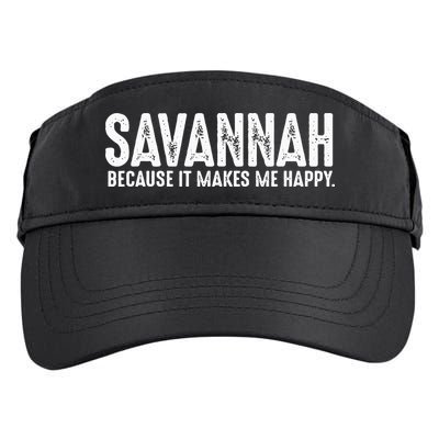 Funny Savannah Georgia Quote Proud US State Joke Adult Drive Performance Visor