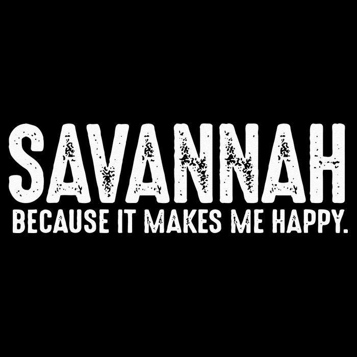 Funny Savannah Georgia Quote Proud US State Joke Drawstring Bag
