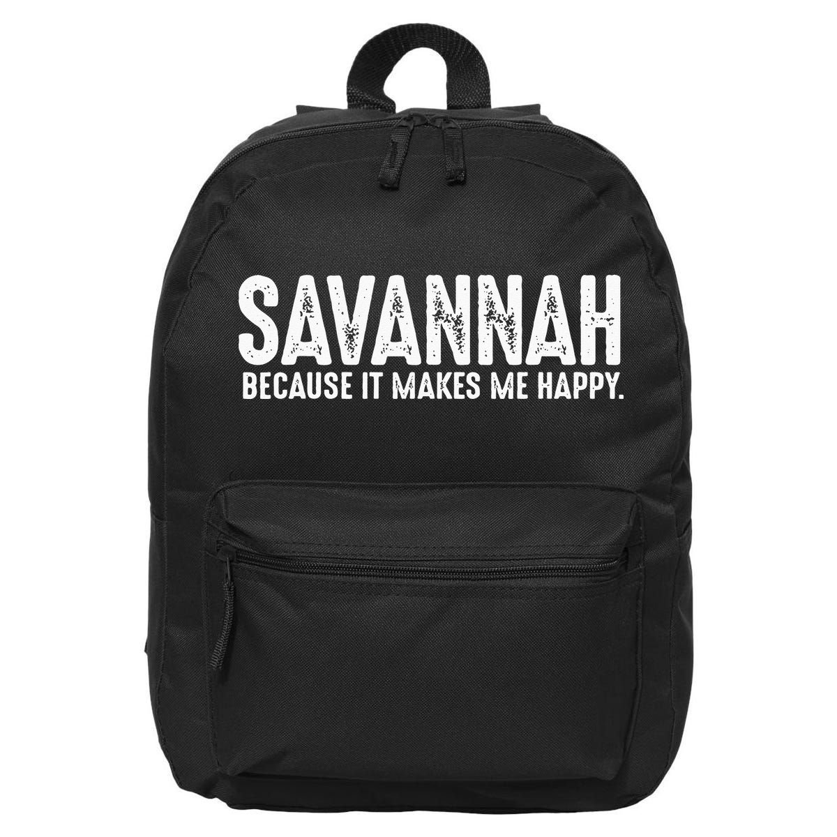 Funny Savannah Georgia Quote Proud US State Joke 16 in Basic Backpack