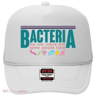 Funny Scientist Gift Biologist Science Microbiology Biology High Crown Mesh Back Trucker Hat