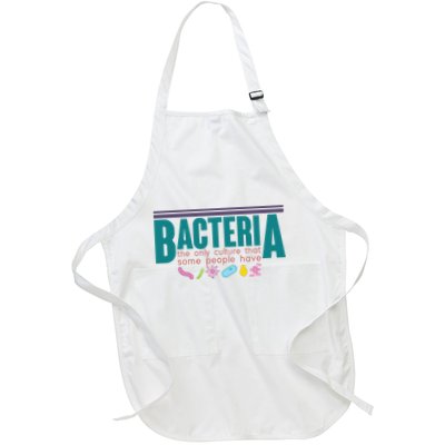 Funny Scientist Gift Biologist Science Microbiology Biology Full-Length Apron With Pockets