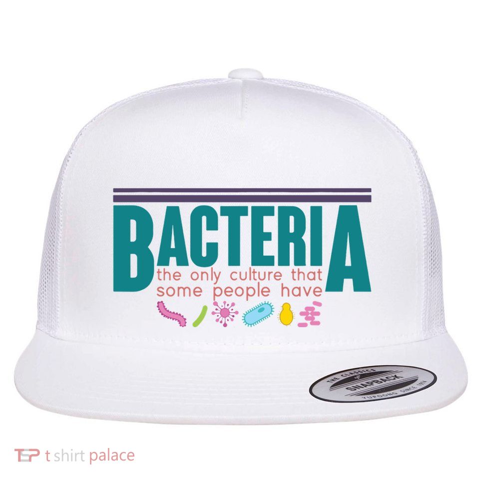Funny Scientist Gift Biologist Science Microbiology Biology Flat Bill Trucker Hat