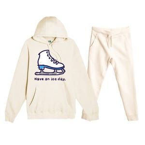 Figure Skating Gifts For Girls Women Men Ice Skater Premium Hooded Sweatsuit Set