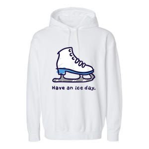 Figure Skating Gifts For Girls Women Men Ice Skater Garment-Dyed Fleece Hoodie