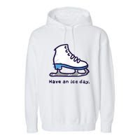 Figure Skating Gifts For Girls Women Men Ice Skater Garment-Dyed Fleece Hoodie