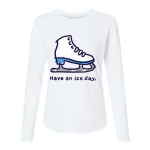 Figure Skating Gifts For Girls Women Men Ice Skater Womens Cotton Relaxed Long Sleeve T-Shirt