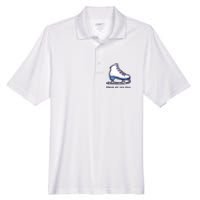 Figure Skating Gifts For Girls Women Men Ice Skater Men's Origin Performance Pique Polo