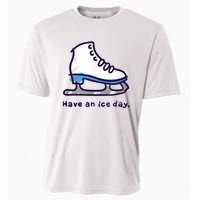 Figure Skating Gifts For Girls Women Men Ice Skater Cooling Performance Crew T-Shirt