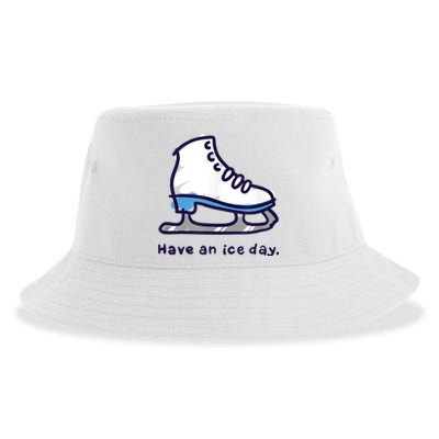 Figure Skating Gifts For Girls Women Men Ice Skater Sustainable Bucket Hat