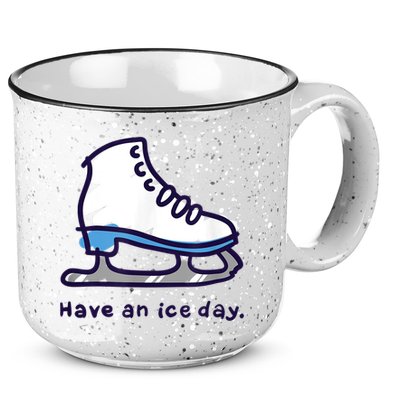Figure Skating Gifts For Girls Women Men Ice Skater 15oz Campfire Ceramic Mug