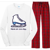 Figure Skating Gifts For Girls Women Men Ice Skater Long Sleeve Pajama Set