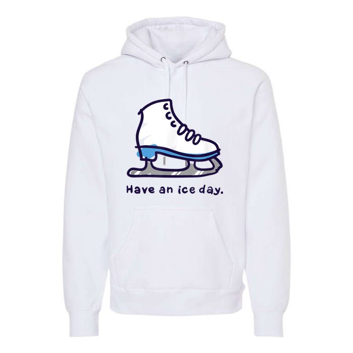 Figure Skating Gifts For Girls Women Men Ice Skater Premium Hoodie