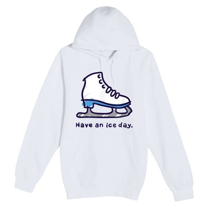 Figure Skating Gifts For Girls Women Men Ice Skater Premium Pullover Hoodie