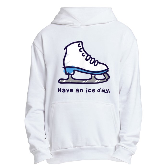 Figure Skating Gifts For Girls Women Men Ice Skater Urban Pullover Hoodie