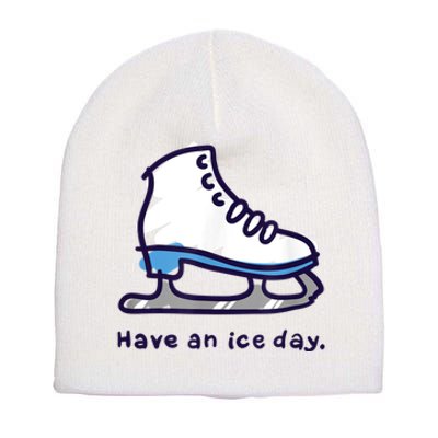 Figure Skating Gifts For Girls Women Men Ice Skater Short Acrylic Beanie