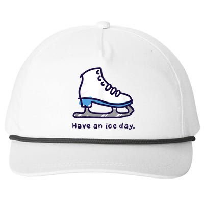 Figure Skating Gifts For Girls Women Men Ice Skater Snapback Five-Panel Rope Hat