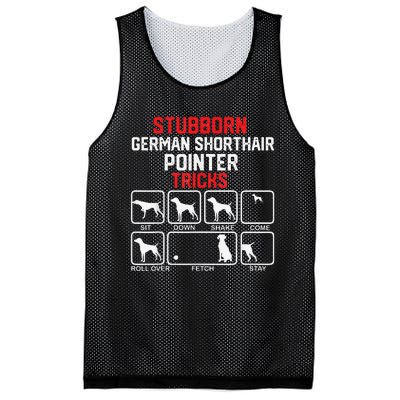 funny Stubborn German Shorthaired Pointer Tricks Mesh Reversible Basketball Jersey Tank