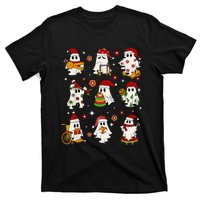 Funny Slp Ghost Christmas Speech Therapy Sped Teacher T-Shirt