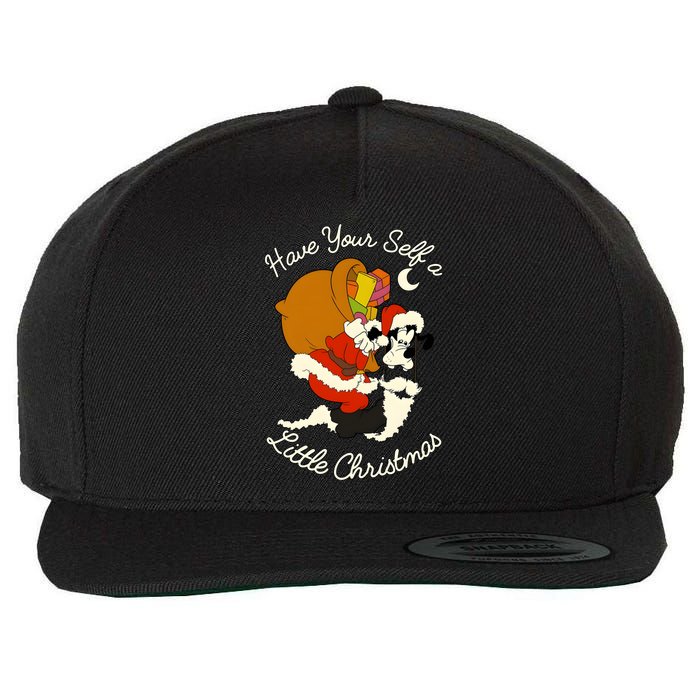 Funny Santa Goofy Have Your Self A Little Christmas Wool Snapback Cap