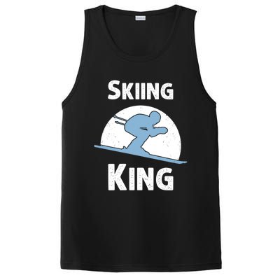 Funny Skiing Gift Grandpa Skier Ski Winter Fun Sport Gift PosiCharge Competitor Tank