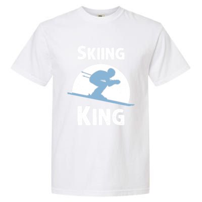 Funny Skiing Gift Grandpa Skier Ski Winter Fun Sport Gift Garment-Dyed Heavyweight T-Shirt