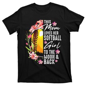 Funny Softball Gift Mom Pitcher Catcher Lovers T-Shirt