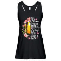 Funny Softball Gift Mom Pitcher Catcher Lovers Ladies Essential Flowy Tank