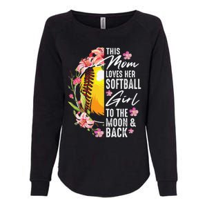 Funny Softball Gift Mom Pitcher Catcher Lovers Womens California Wash Sweatshirt