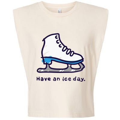 Figure Skating Gifts For Women Men Ice Skater Garment-Dyed Women's Muscle Tee