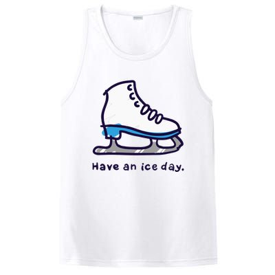 Figure Skating Gifts For Women Men Ice Skater PosiCharge Competitor Tank