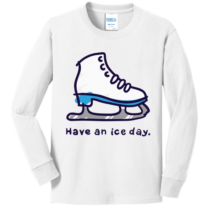 Figure Skating Gifts For Women Men Ice Skater Kids Long Sleeve Shirt