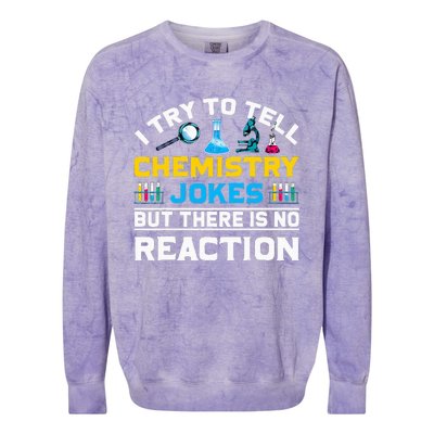 Funny Scientist Gift Chemist Laboratory Science Chemistry Colorblast Crewneck Sweatshirt