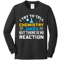 Funny Scientist Gift Chemist Laboratory Science Chemistry Kids Long Sleeve Shirt