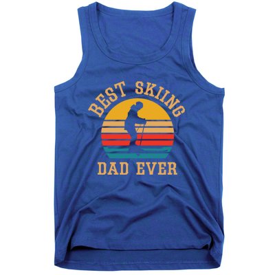 Father Skiing Gift Best Ski Dad Ever Gift Tank Top