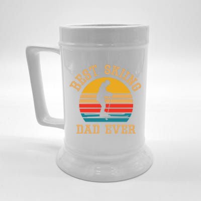 Father Skiing Gift Best Ski Dad Ever Gift Beer Stein