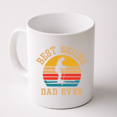 Father Skiing Gift Best Ski Dad Ever Gift Coffee Mug