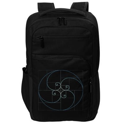 Fibonacci Spiral Golden Ratio Geometry Architecture Impact Tech Backpack