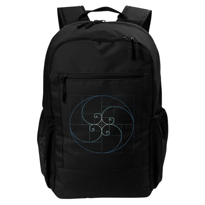 Fibonacci Spiral Golden Ratio Geometry Architecture Daily Commute Backpack