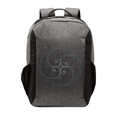 Fibonacci Spiral Golden Ratio Geometry Architecture Vector Backpack