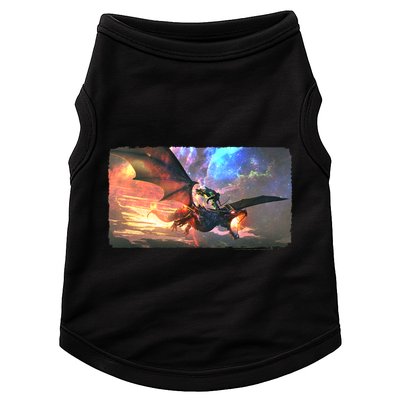 Fantasy Space Galaxy Dragon And Warrior Archer Doggie Tank