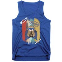 Funny Sloth Good Morning Vintage Retro Gift Tank Top