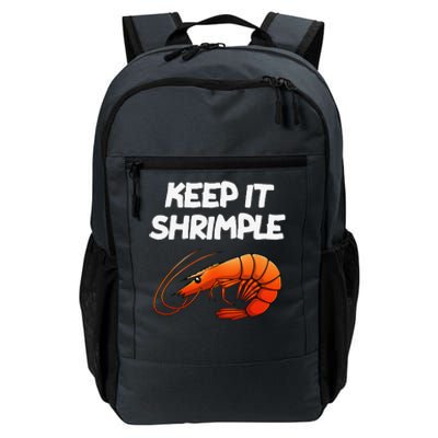 Funny Shrimp Gift Cool Fishing Prawn Lover Daily Commute Backpack