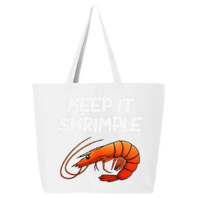 Funny Shrimp Gift Cool Fishing Prawn Lover 25L Jumbo Tote