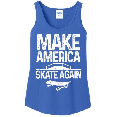 Funny Skateboarding Gift Cool Skateboarder Skate Gift Ladies Essential Tank