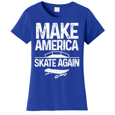 Funny Skateboarding Gift Cool Skateboarder Skate Gift Women's T-Shirt