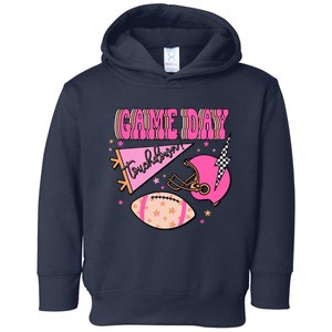 Football Season Game Day Touchdown Toddler Hoodie